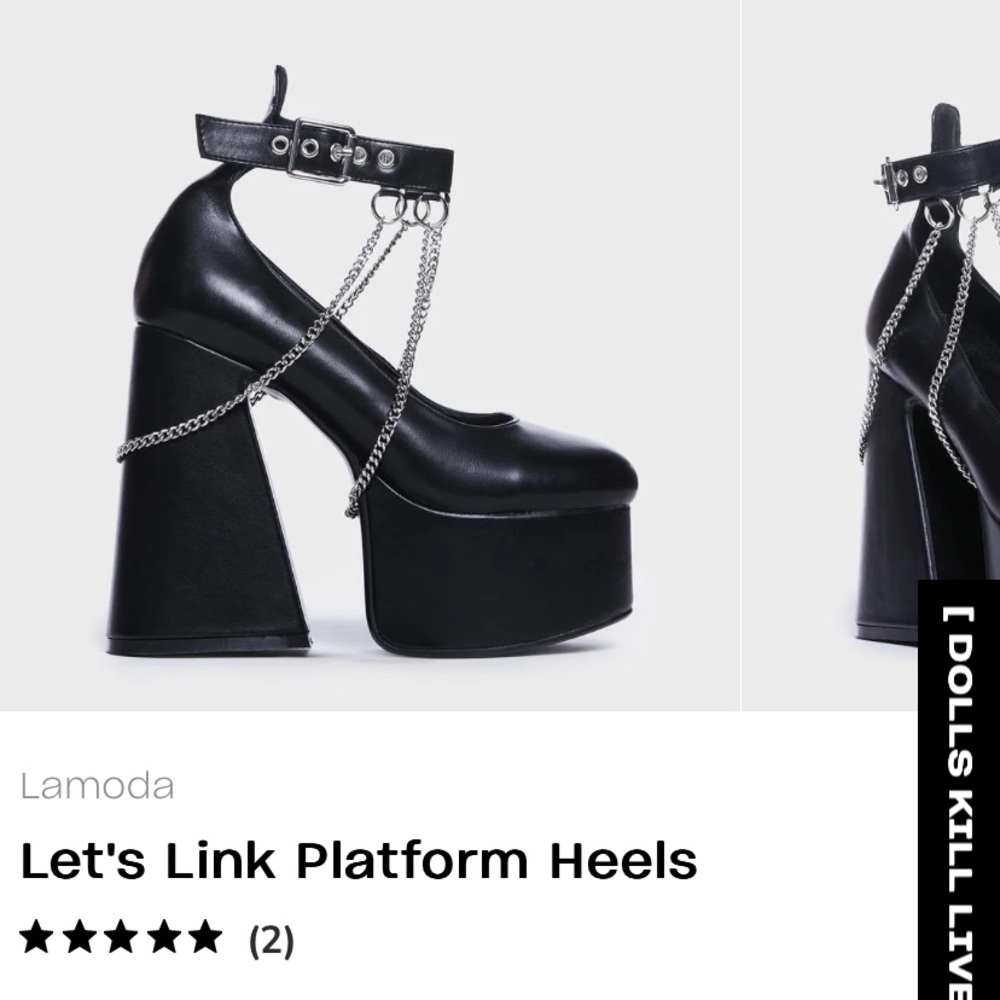 Lamoda Let’s Link Platform Heels